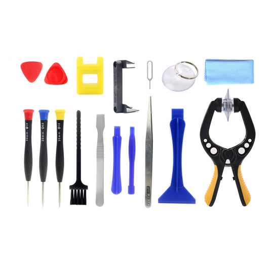 JF-8143 Kit d'outils de démontage de réparation multifonction métal + plastique 17 en 1