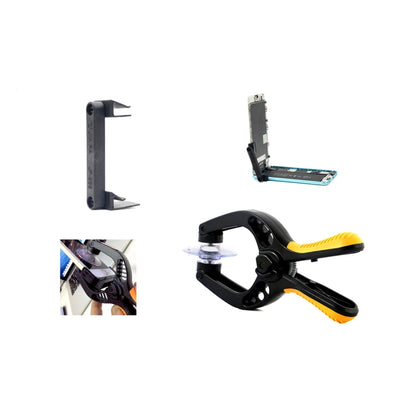 JF-8143 Kit d'outils de démontage de réparation multifonction métal + plastique 17 en 1