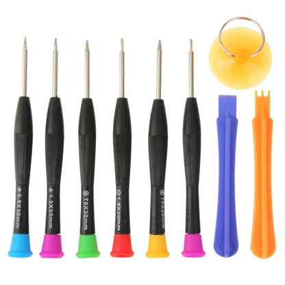Kit d'outils ouverts de réparation de tournevis professionnel 9 en 1 pour iPhone 6 et 6s / iPhone 5 et 5S