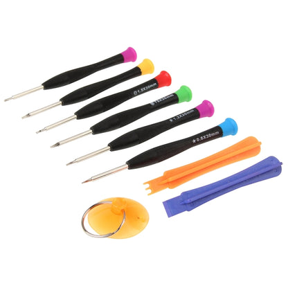 Kit d'outils ouverts de réparation de tournevis professionnel 9 en 1 pour iPhone 6 et 6s / iPhone 5 et 5S