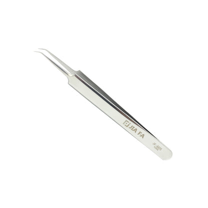 Pince à épiler à pointe incurvée en acier inoxydable JIAFA JF-605
