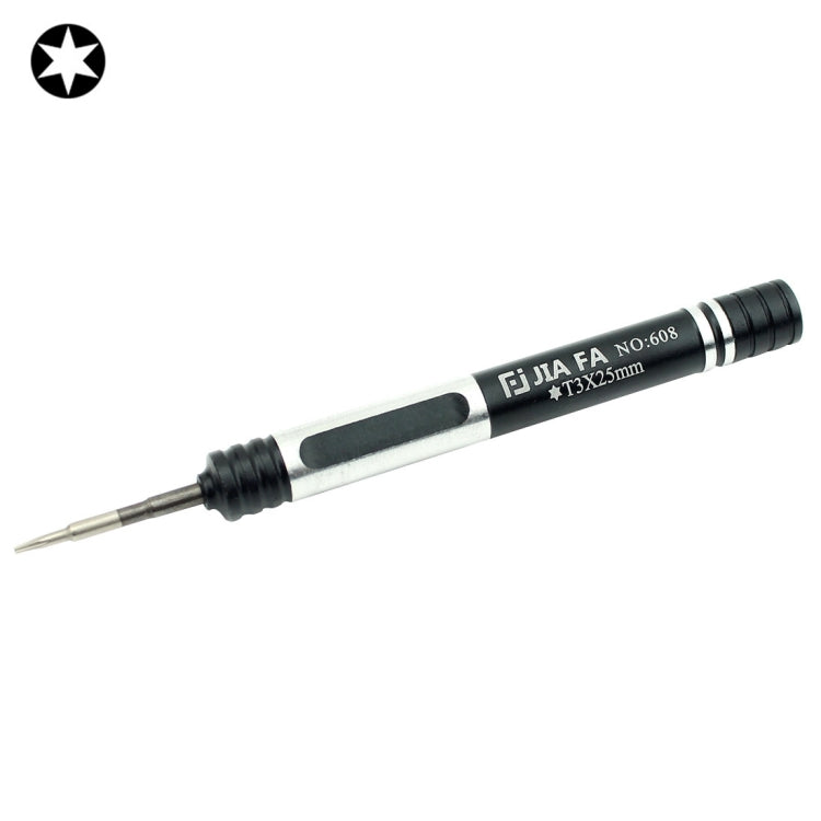 JIAFA JF-608-T3 Torx T3 Tournevis de réparation de téléphone portable (Noir)