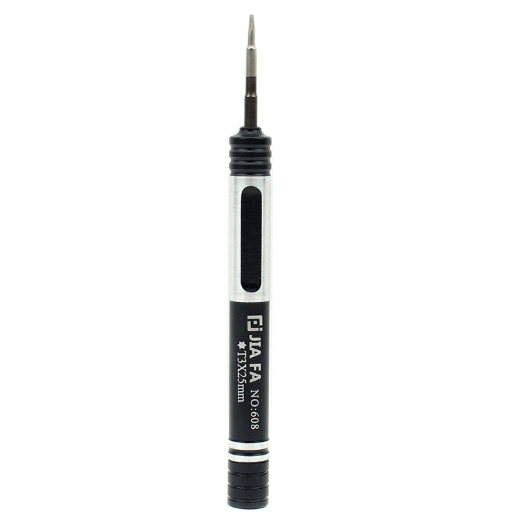 JIAFA JF-608-T3 Torx T3 Tournevis de réparation de téléphone portable (Noir)