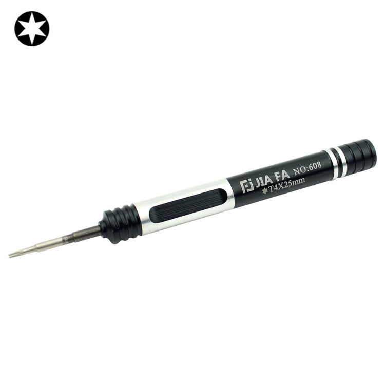 JIAFA JF-608-T4 Torx T4 Tournevis de réparation de téléphone portable (Noir)