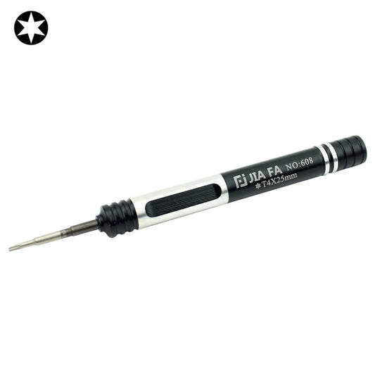 JIAFA JF-608-T4 Torx T4 Tournevis de réparation de téléphone portable (Noir)
