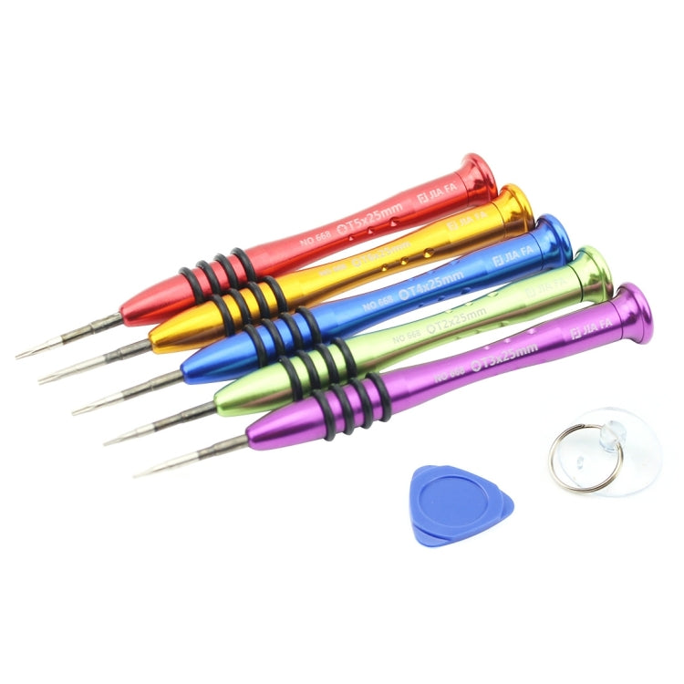 JIAFA JF-825 Ensemble d'outils de réparation de tournevis Torx 7 en 1