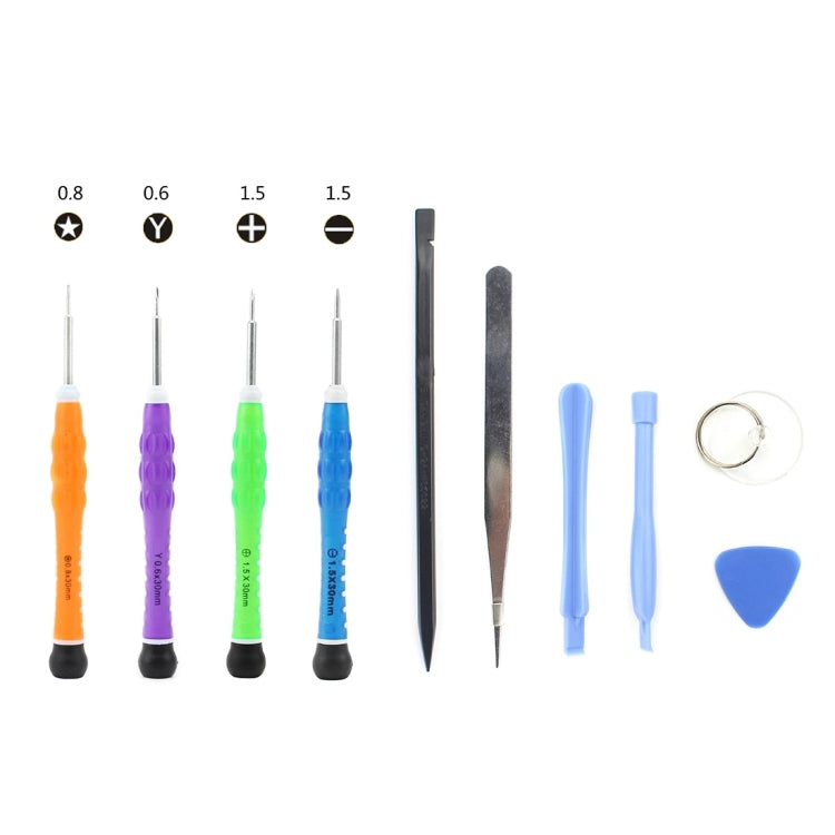 JIAFA JF-612-2 Ensemble d'outils de réparation 10 en 1 pour iPhone / Samsung