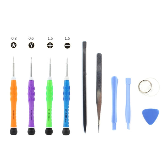 JIAFA JF-612-2 Ensemble d'outils de réparation 10 en 1 pour iPhone / Samsung
