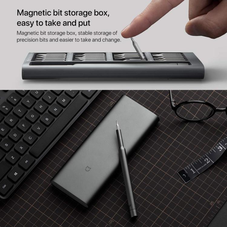 Kit de tournevis d'origine Xiaomi Mijia Wiha à usage quotidien 24 en 1 embouts magnétiques de précision boîte en aluminium ensemble de tournevis Mijia Wiha