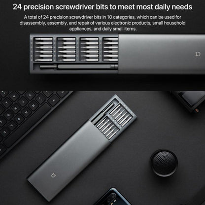 Kit de tournevis d'origine Xiaomi Mijia Wiha à usage quotidien 24 en 1 embouts magnétiques de précision boîte en aluminium ensemble de tournevis Mijia Wiha