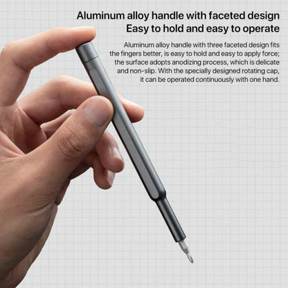 Kit de tournevis d'origine Xiaomi Mijia Wiha à usage quotidien 24 en 1 embouts magnétiques de précision boîte en aluminium ensemble de tournevis Mijia Wiha