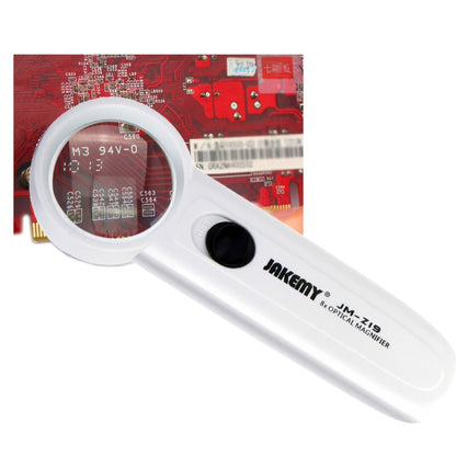JAKEMY JM-Z19 Loupe optique portable 8X avec lumière LED