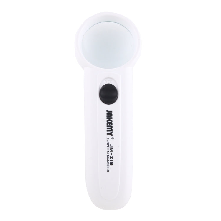 JAKEMY JM-Z19 Loupe optique portable 8X avec lumière LED