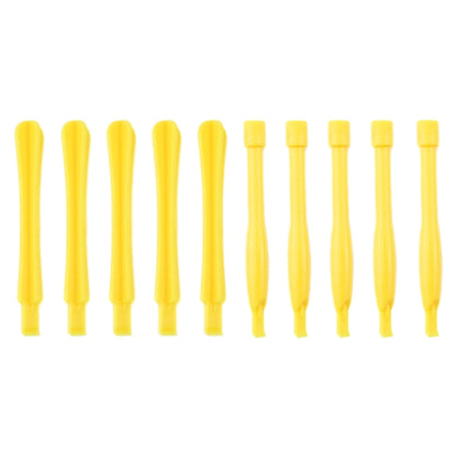 Spudgers pour outils de réparation de téléphone portable, 10 pièces (5 pièces rondes + 5 pièces carrées)