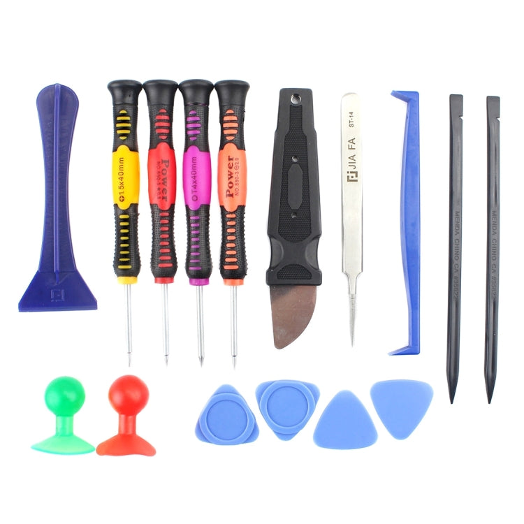 JF-ipad Ensemble d'outils de réparation 16 en 1 pour iPhone / iPad