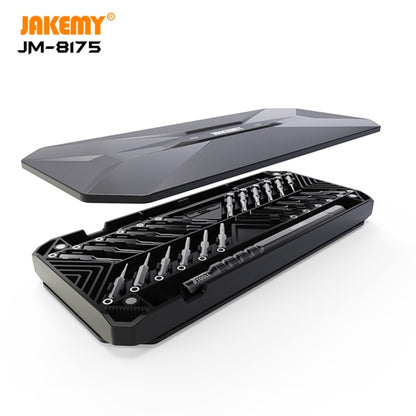 JAKEMY JM-8175 50 en 1 boîte extérieure Double face ensemble d'outils de tournevis multifonctionnels et de précision