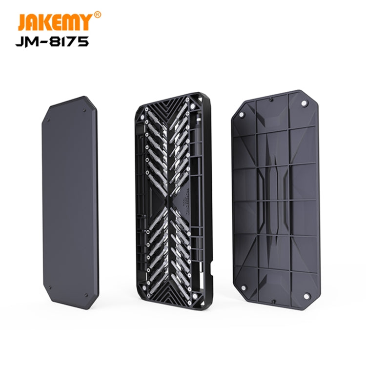 JAKEMY JM-8175 50 en 1 boîte extérieure Double face ensemble d'outils de tournevis multifonctionnels et de précision