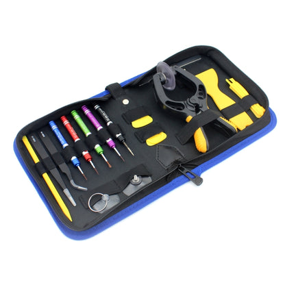 JIAFA JF-8148 Ensemble d'outils de réparation de téléphone 19 en 1 avec sac