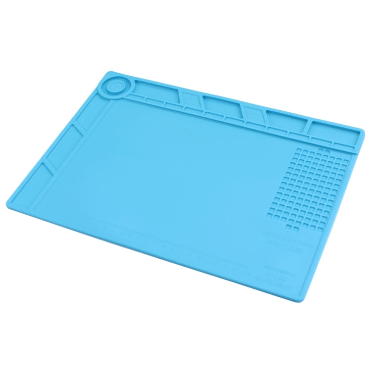 Plate-forme de maintenance Tapis d'isolation de réparation résistant à la chaleur à haute température Tapis en silicone, Taille: 34,8 cm x 25 cm