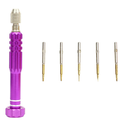 Jeu de tournevis de Style stylo polyvalent en métal 5 en 1, JF-6688 pour la réparation de téléphones