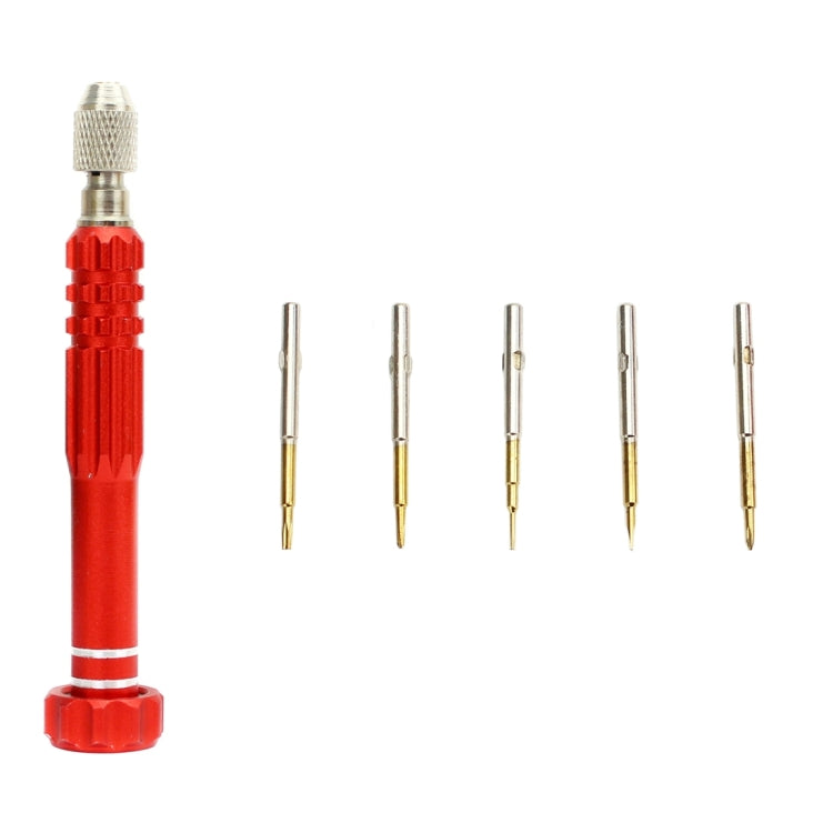 Jeu de tournevis de Style stylo polyvalent en métal 5 en 1, JF-6688 pour la réparation de téléphones