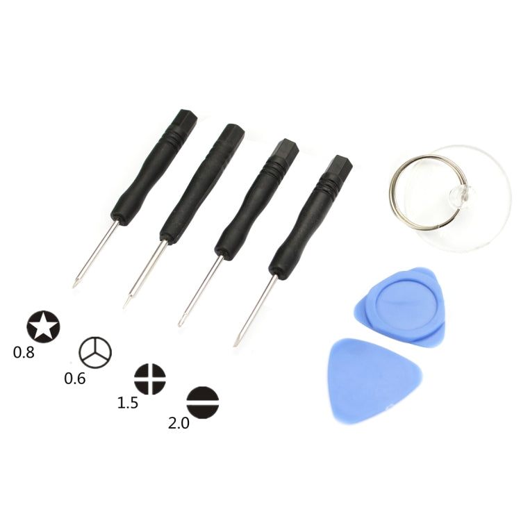 Ensemble d'outils de réparation 9 en 1 pour iPhone 7 et 7 Plus