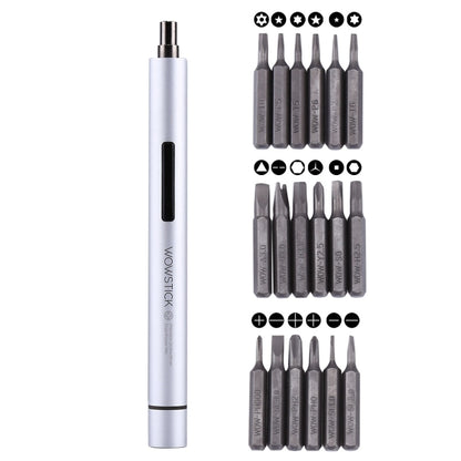 Wowstick 19 en 1 double puissance stylo à main intelligent kit de tournevis embouts de précision outil de réparation pour téléphones et tablettes