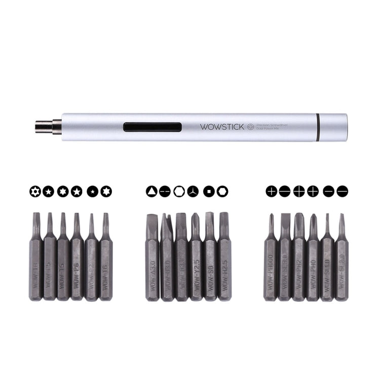 Wowstick 19 en 1 double puissance stylo à main intelligent kit de tournevis embouts de précision outil de réparation pour téléphones et tablettes