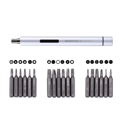 Wowstick 19 en 1 double puissance stylo à main intelligent kit de tournevis embouts de précision outil de réparation pour téléphones et tablettes