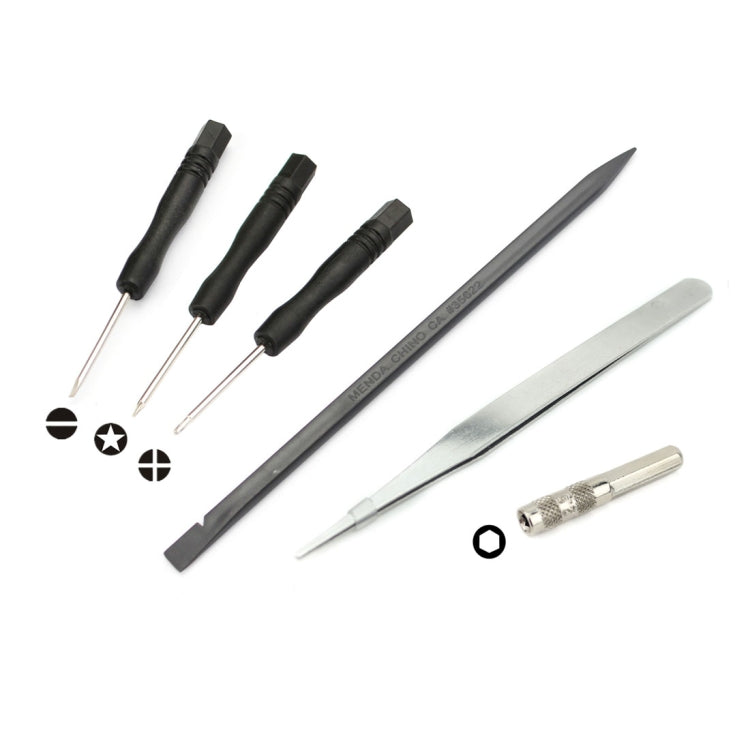 JF-8147 14 en 1 métal + plastique iPhone dédié démonter Kit d'outils de réparation