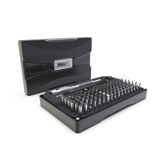 JAKEMY JM-8177 106 en 1 tournevis tête d'embout tige d'extension combinaison multifonctionnelle ensemble d'outils de réparation