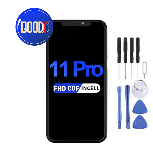 Écran iPhone 11 Pro (FHD Incell Haute Luminosité) + Kit offert - Livraison 48h