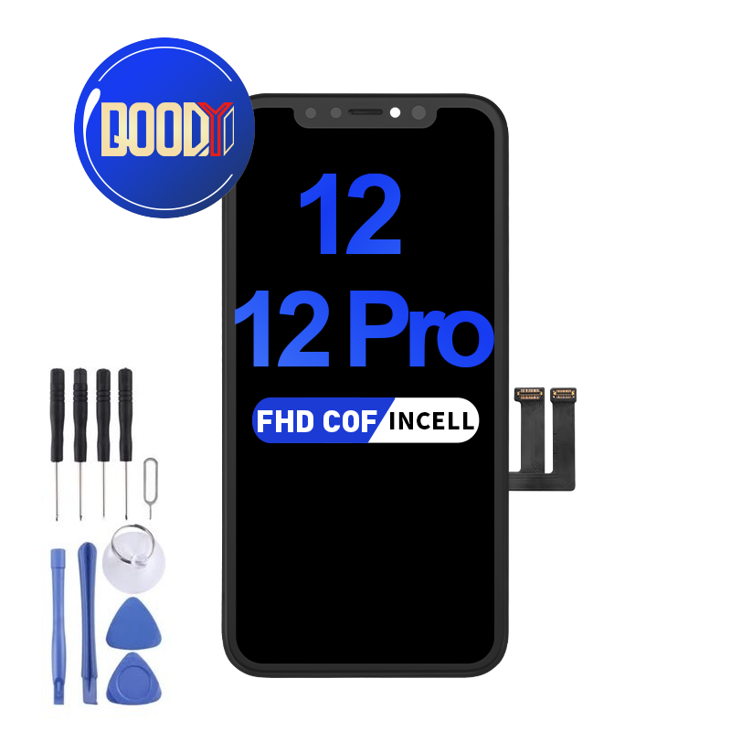 Écran iPhone 12 / 12 Pro (FHD Incell Haute Luminosité) + Kit offert - Livraison 48h