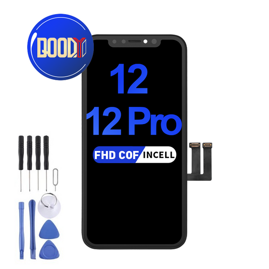 Écran iPhone 12 / 12 Pro (FHD Incell Haute Luminosité) + Kit offert - Livraison 48h