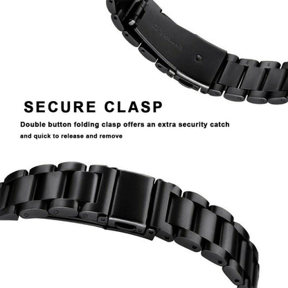 Bracelet de montre en acier inoxydable solide avec boucle de fronde à trois perles pour Fitbit Charge 4, Three Beads for Fitbit Charge 4