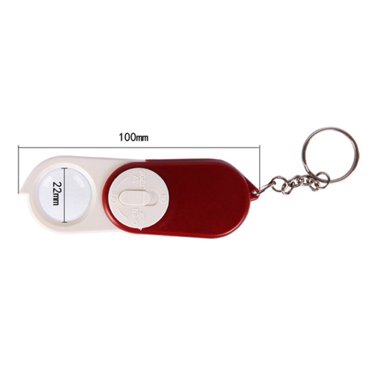 BEST BST-J106 Loupe de poche 10X avec lumière LED, livraison de couleurs aléatoires