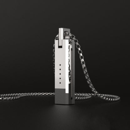Collier pendentif magnétique sans vis en métal Mijobs pour Fitbit Flex 2, hôte non inclus