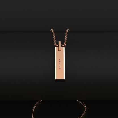 Collier pendentif magnétique sans vis en métal Mijobs pour Fitbit Flex 2, hôte non inclus