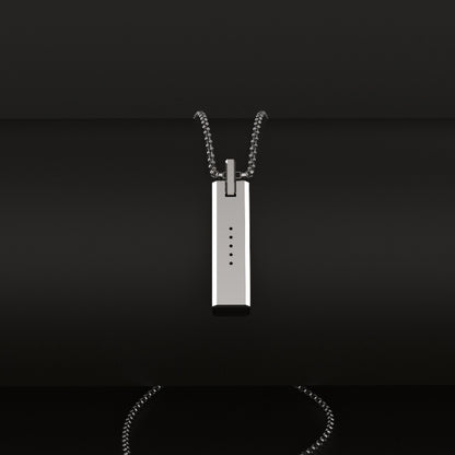 Collier pendentif magnétique sans vis en métal Mijobs pour Fitbit Flex 2, hôte non inclus