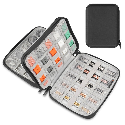 HAWEEL – boîte de rangement pour bracelet de montre, écouteurs/disque U/câble numérique, étui de rangement, Watch Band Organizer, Size: L