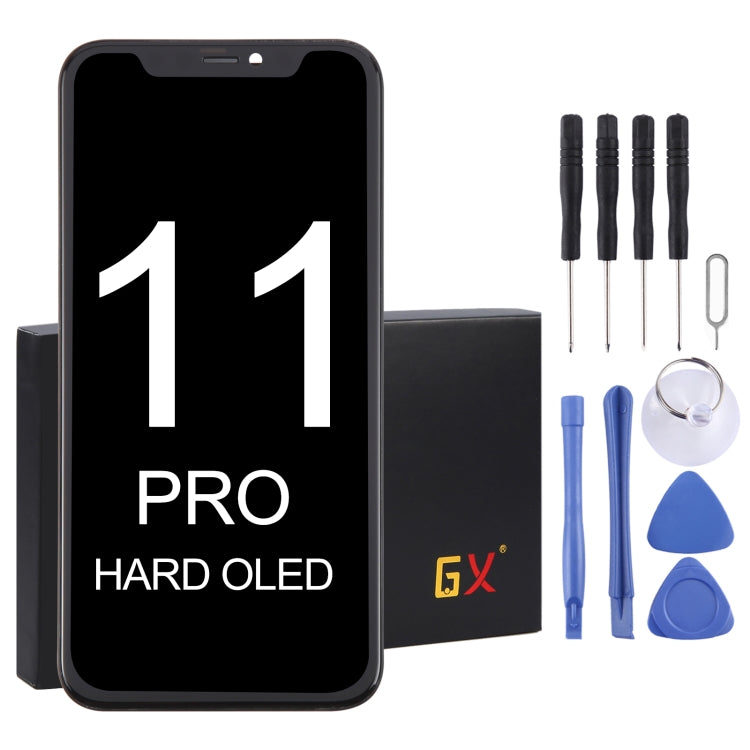 Écran LCD matériel OLED et assemblage complet de numériseur avec cadre pour iPhone 11 Pro