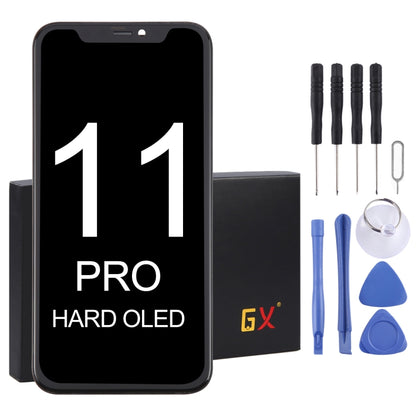Écran LCD matériel OLED et assemblage complet de numériseur avec cadre pour iPhone 11 Pro