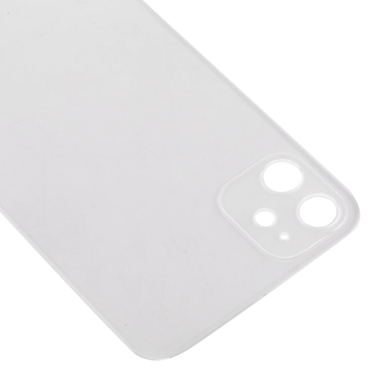 Cache arrière de batterie en verre givré transparent pour iPhone 11
