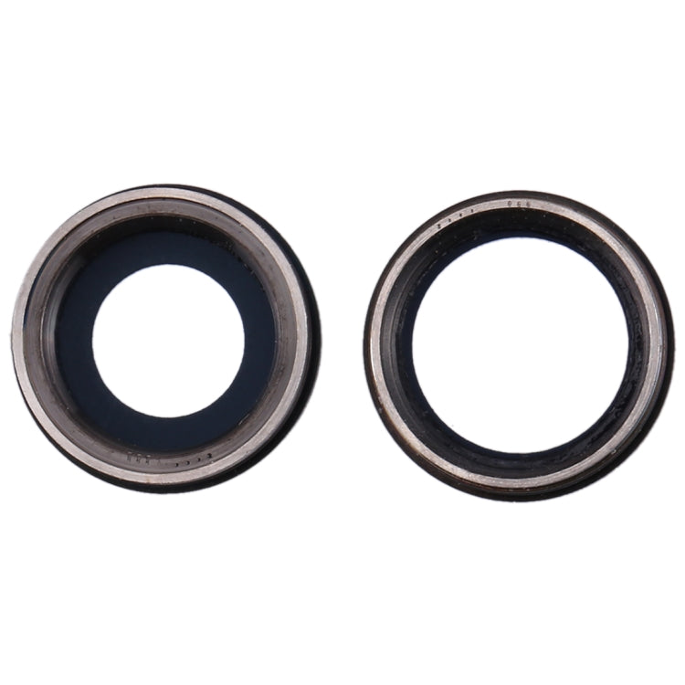 Lunette de caméra arrière 2 PCS avec cache d'objectif pour iPhone 11