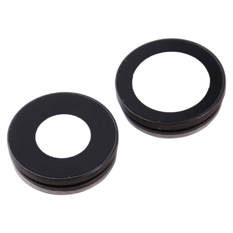 Lunette de caméra arrière 2 PCS avec cache d'objectif pour iPhone 11