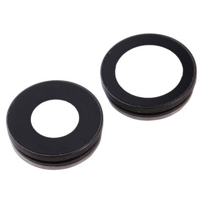 Lunette de caméra arrière 2 PCS avec cache d'objectif pour iPhone 11