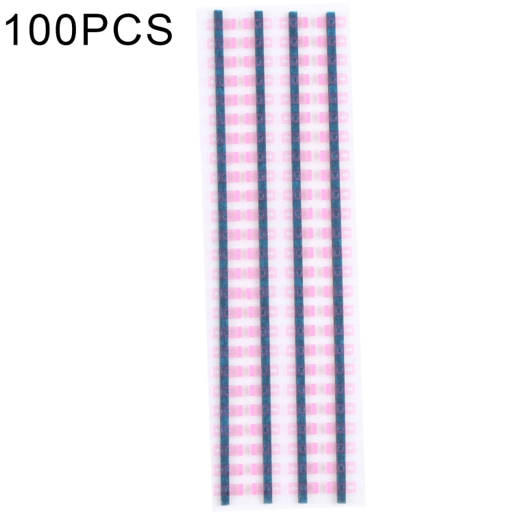 100 ensembles d'autocollants d'indicateur de garantie de dégâts d'eau de carte mère sur le câble flexible WiFi pour iPhone 12 Pro / 12 Pro Max / 12 / 12 mini