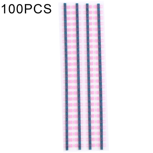 100 ensembles d'autocollants d'indicateur de garantie de dégâts d'eau de carte mère sur le câble flexible WiFi pour iPhone 12 Pro / 12 Pro Max / 12 / 12 mini