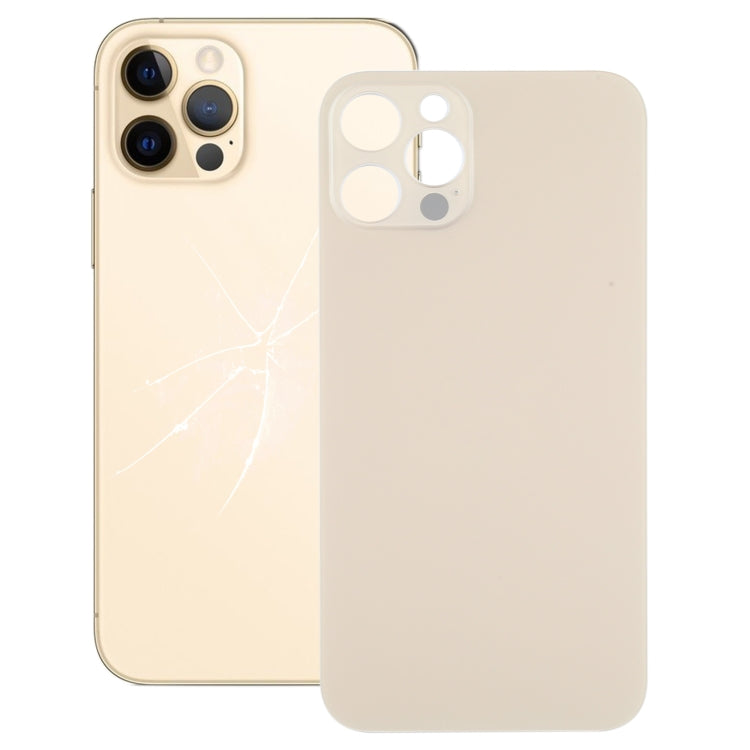 Couvercle de batterie arrière à grand trou de caméra de remplacement facile pour iPhone 12 Pro