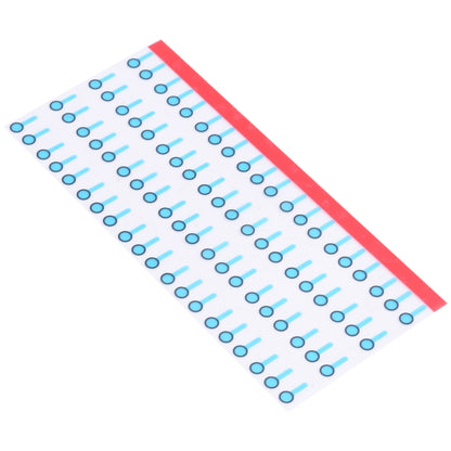 Coussinets en mousse éponge anti-poussière pour caméra frontale, 100 pièces (petit anneau) pour iPhone 12 Pro / 12 Pro Max / 12 / 12 mini